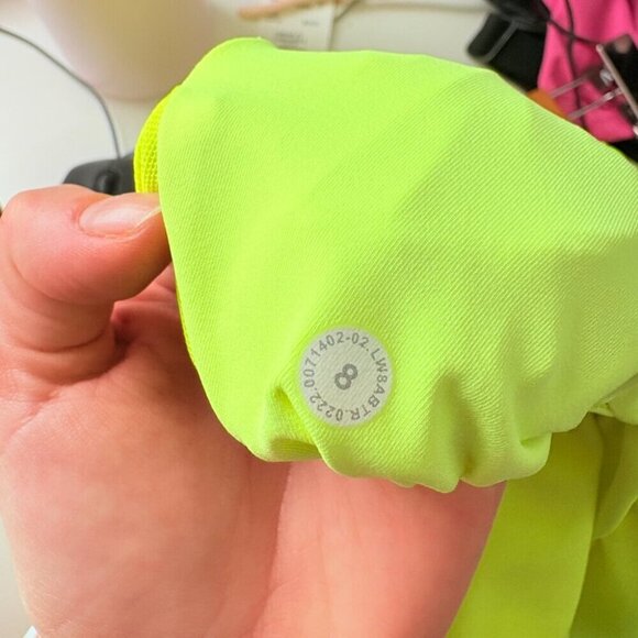 Lululemon Court Rival High-Rise Skirt Highlight Yellow Size 8 - Picture 9 of 9